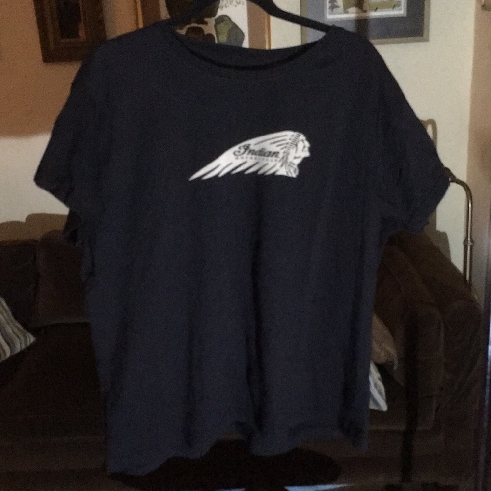 Indian motorcycle T-shirt.